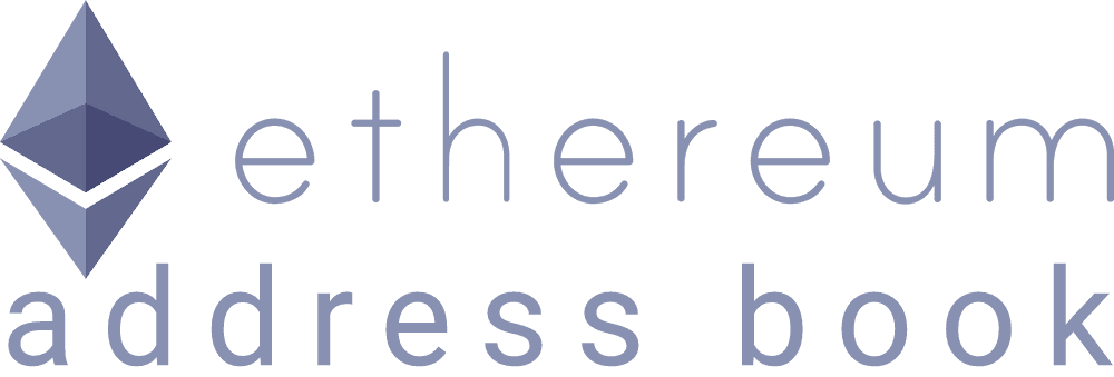 Banner image of web and blockchain project, Ethereum Address Book